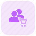 cart, shopping, multiple user, shop
