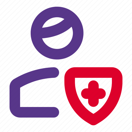 Shield, protect, single user, protection icon - Download on Iconfinder
