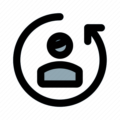 Change, single man, update, refresh icon - Download on Iconfinder