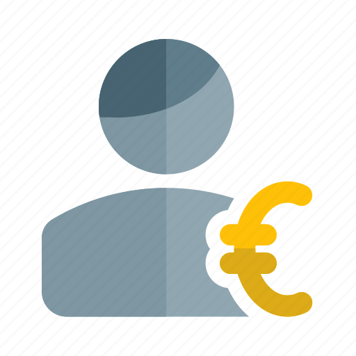 Money, euro, cash, single man icon - Download on Iconfinder