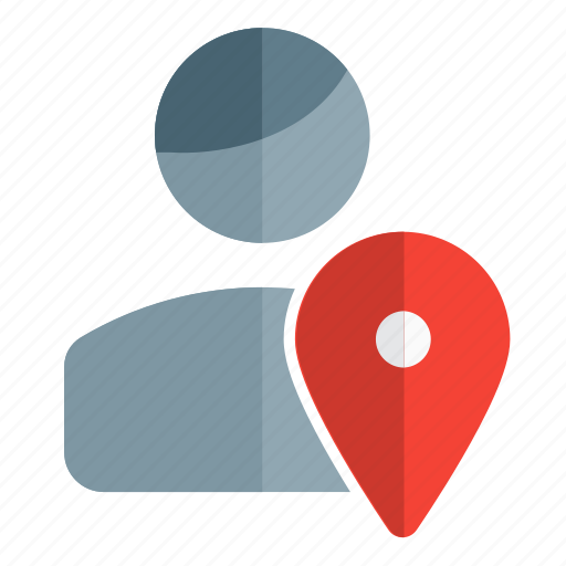 Location, map, pin, single man icon - Download on Iconfinder