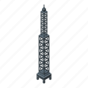 business, cartoon, clean, energy, frame, isometric, tower