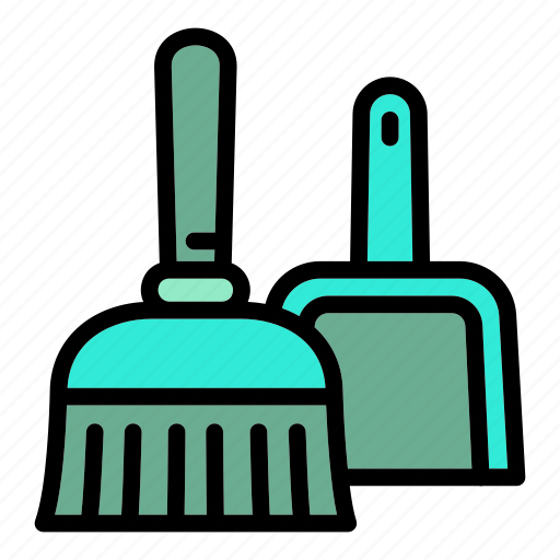 Broom, dust, pan icon - Download on Iconfinder on Iconfinder