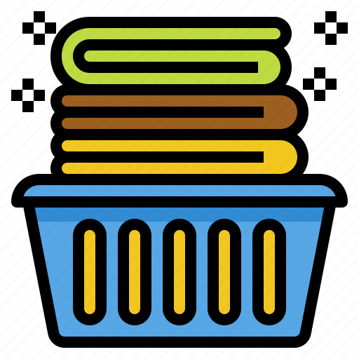 Basket, clean, cleaning, clothes, coronavirus, disinfect, home icon - Download on Iconfinder