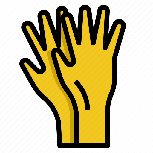 Clean, gloves, hand, protection, sanitize icon - Download on Iconfinder