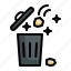 bin, trash, clean, cleaning icon, recycle 