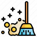 broom, clean, cleaning icon, wash