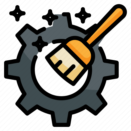 System, clean, broom, control, options, cleaning icon icon - Download on Iconfinder