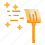 broom, washing, clean, dust, cleaning icon 