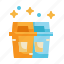trash, recycle, bin, clean, cleaning icon 