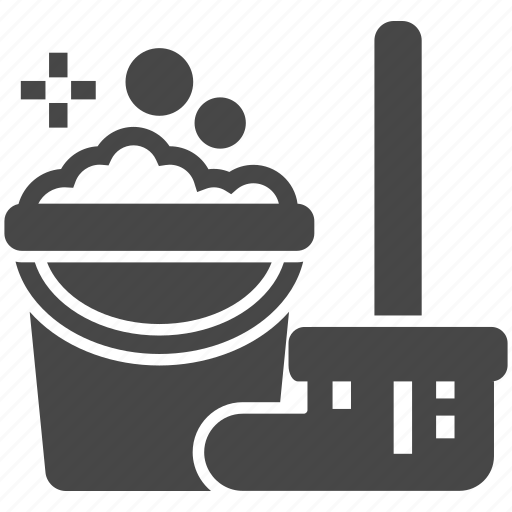 Bucket, cleaning, mop icon - Download on Iconfinder