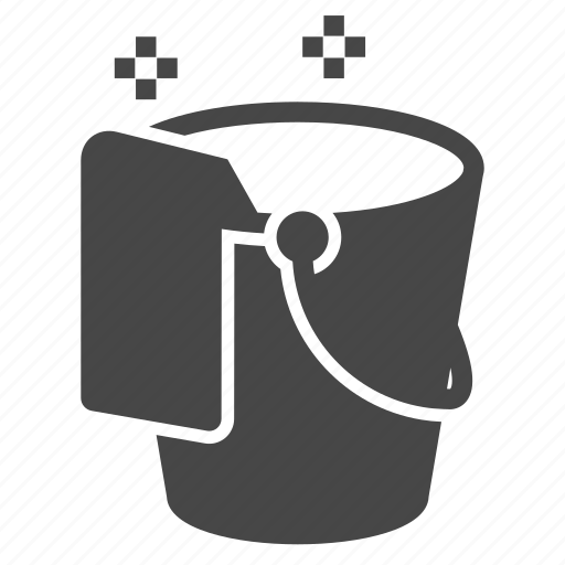 Bucket, cleaning, sign, water icon - Download on Iconfinder