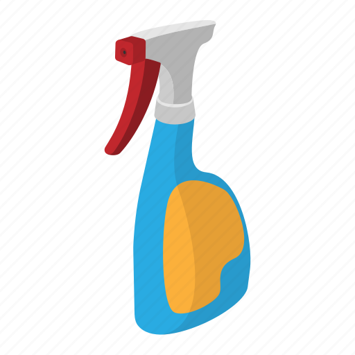 Bottle, cartoon, liquid, plastic, spray, washing, window icon - Download on Iconfinder