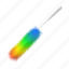 cartoon, clean, colorful, dust, duster, feather, tool 