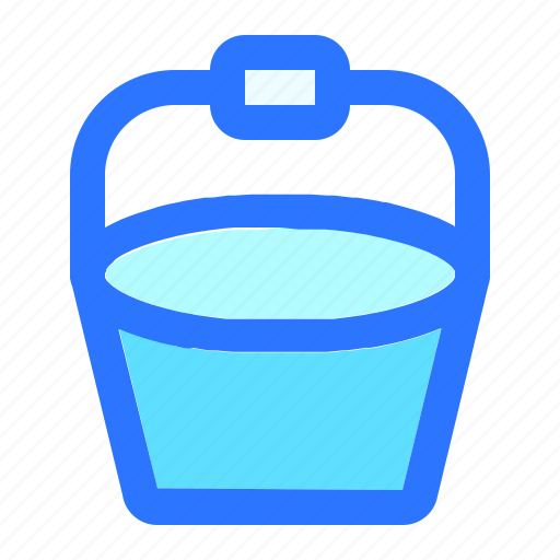 Bathroom, bucket, cleaning, housekeeping, washing icon - Download on Iconfinder