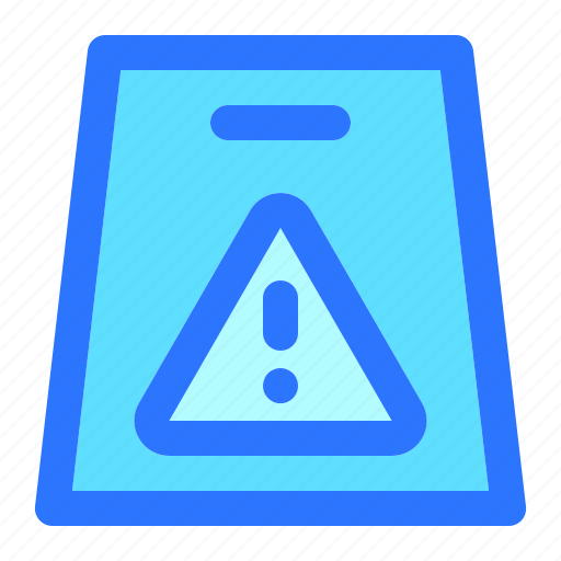 Attention, caution, cleaning, housekeeping, warning, washing icon - Download on Iconfinder