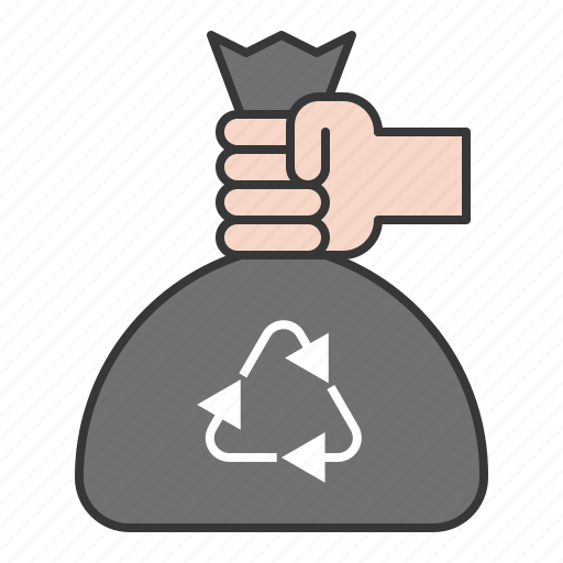 Bin bag, cleaning, cleaning equipment, garbage bag, housekeeping, trash bag icon - Download on Iconfinder