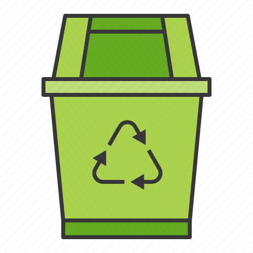 Bin, clean, cleaning, cleaning equipment, housekeeping, trashcan icon - Download on Iconfinder