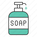clean, cleaning, cleaning equipment, equipment, housekeeping, soap, soap bottle 