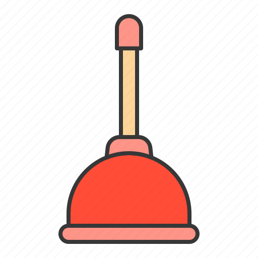 Clean, cleaning, cleaning equipment, equipment, housekeeping, plunger icon - Download on Iconfinder