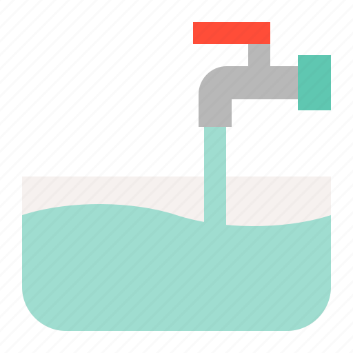 Cleaning, cleaning equipment, equipment, fill water, housekeeping, sink icon - Download on Iconfinder
