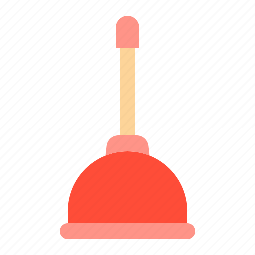Cleaning, cleaning equipment, equipment, housekeeping, plunger icon - Download on Iconfinder