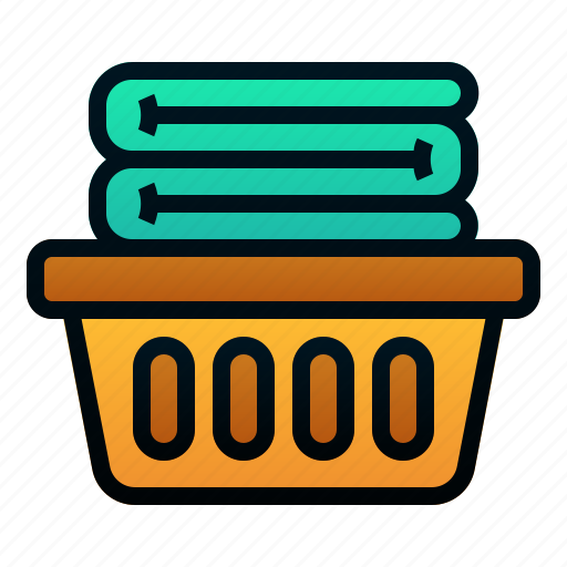 Basket, clean, clothes, laundry icon - Download on Iconfinder