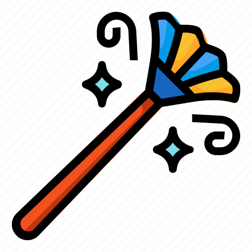 Brush, clean, duster, feather, housework, tool icon - Download on Iconfinder