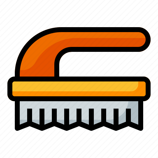 Brush, housework, scrub, tool, wash icon - Download on Iconfinder