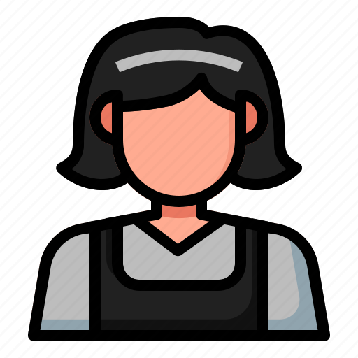 Avatar, clean, maid, profession, woman icon - Download on Iconfinder