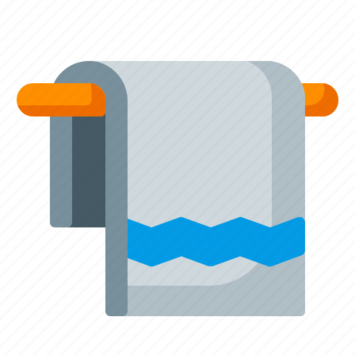 Bath, bathroom, clean, hotel, towel icon - Download on Iconfinder