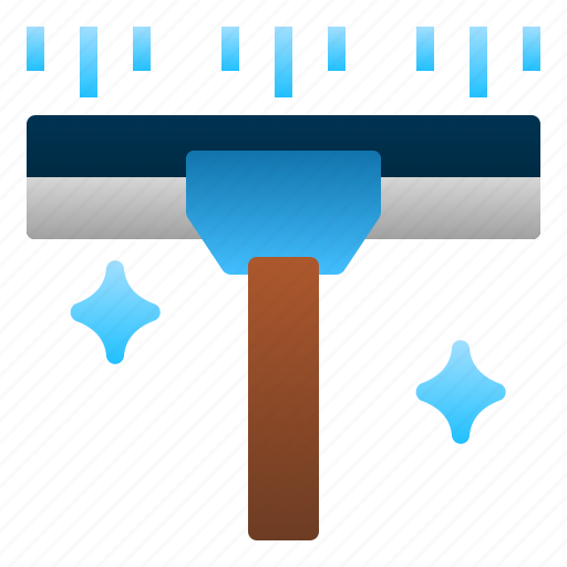 Clean, housework, squeegee, stick, tool, wash, wiper icon - Download on Iconfinder