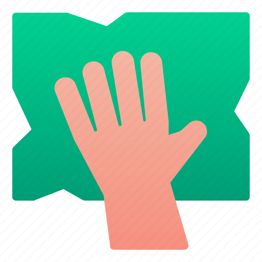 Clean, hand, housework, napkin, wiping icon - Download on Iconfinder