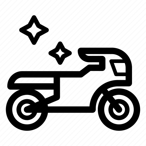 Motorcycle, new, shiny, wash icon - Download on Iconfinder