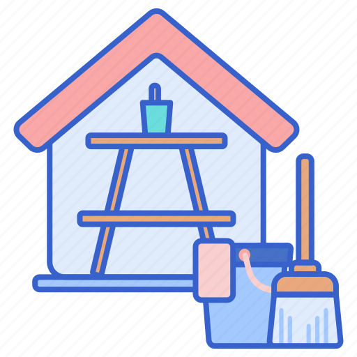 After, builder, cleaning, house icon - Download on Iconfinder