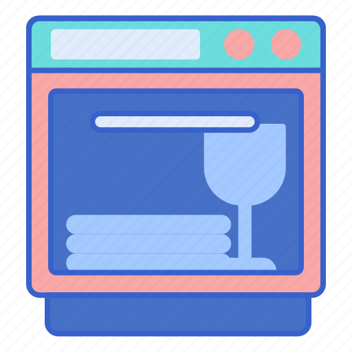Dishwasher, kitchen, cleaning, machine icon - Download on Iconfinder