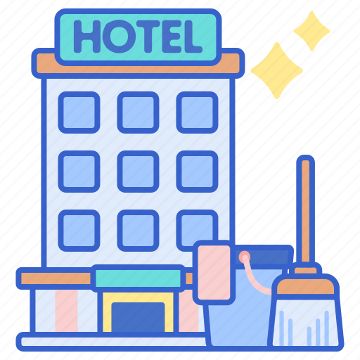Hotel, cleaning, building icon - Download on Iconfinder