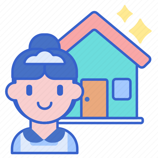 Housekeeping, maid, cleaning icon - Download on Iconfinder