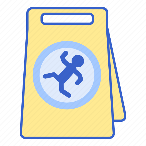 Slippery, sign, wet, floor icon - Download on Iconfinder
