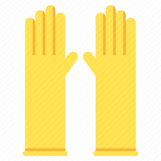 Latex, gloves, protection, cleaning icon - Download on Iconfinder