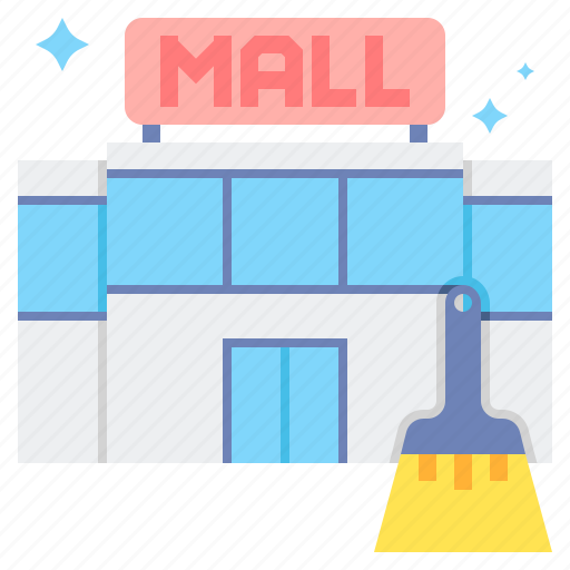 Mall, cleaning, washing, clean icon - Download on Iconfinder