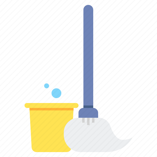 Mop, cleaning, bucket icon - Download on Iconfinder