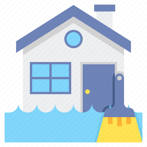 Water, damage, cleaning, house icon - Download on Iconfinder