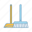 broom, brush, cleaning, dust, pan, scoop, sweeping 