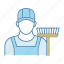 cleaner, cleaning, janitor, occupation, profession, service, sweeper 