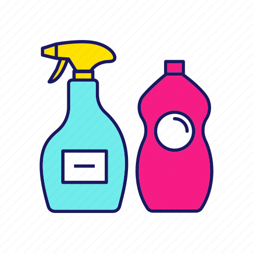 Chemicals, cleaner, cleaning, dishwash, liquid, pproduct, window icon - Download on Iconfinder