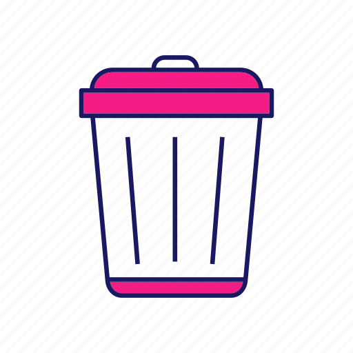 Bin, can, container, dustbin, garbage, trash, waste icon - Download on Iconfinder