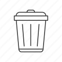 bin, can, container, dustbin, garbage, trash, waste