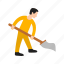 brush, cleaning, floor, house, man, sweep, sweeping 