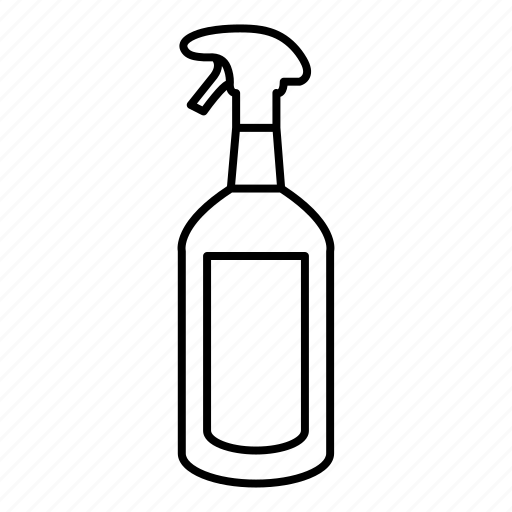 Bottle, cleaning, liquid, spray icon - Download on Iconfinder